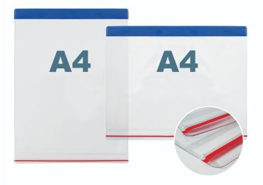 Dokumententaschen für Außenraum, selbstklebend | magnetisch – A4 horizontal | vertikal